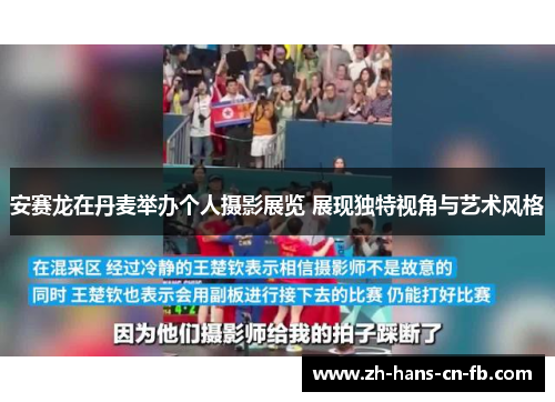 安赛龙在丹麦举办个人摄影展览 展现独特视角与艺术风格